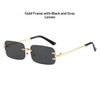 Frameless Rimless Sunglasses – Elegant Western Style by FitiqueFit