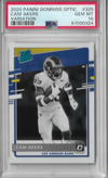 Graded 2020 Panini Donruss Optic Cam Akers #325 Variation Rookie RC Football Card PSA 10 Gem Mint