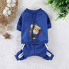 Pet Fleece Kung Fu Bear Dog Clothes by My Store