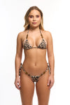 Micro Bikini Leopard with stones feature in Si Swimsuit 2025 on Ellie Thumann