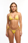 Micro bikini in yellow G-String Bikini