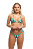 Micro bikini blue stripes G string