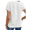 🌞 Women's Summer Solid Color Short-Sleeved Button Cardigan Top by FitiqueFit