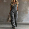 Sleeveless Loose Wide-Leg Jumpsuit with Two Pockets | 4 Colors by FitiqueFit