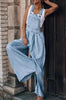 Women’s wide leg denim overalls by FitiqueFit