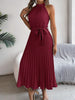 Cute Pink Sleeveless Midi Dress Elegant & Flowy Girls Dress Beautiful Design by Stevvex