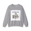 Workhorse Desk Jockey Sweatshirt | corporate burnout parody, collegiate horse design by Tristan’s Treehouse