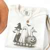 Comfort Colors Goose Halloween Shirt - Funny Ghost & Pumpkin Tee by Dog Mom Hat