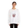 Weird Cupid Graphic Sweatshirt | quirky heart shirt, chaotic love design by Tristan’s Treehouse