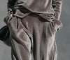 Women's Korean Velvet Long Sleeve Top & Pants Set by FitiqueFit