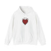 Gothic Romance Rose Heart Hoodie | Nu Romantic 80s Nostalgia by Tristan’s Treehouse