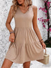 V-Neck Sleeveless Mini Dress Charming Design Women Dress Lightweight Dress For Girls by Stevvex