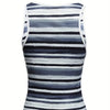 Women’s V‑Neck Striped Camisole Vest by FitiqueFit