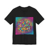 Sweet Sleep Repeat Tee | random slogan shirt, glitch graphic by Tristan’s Treehouse
