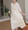 Women's Fashion Personality Linen Dress by FitiqueFit