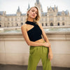 Women's Spring And Summer New Street Fashion Sleeveless Vest Trendy Irregular Short Top by My Store