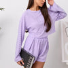 Women’s Slim-Fit Loose Suit Two Piece Shorts Set by FitiqueFit