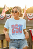 250 Years of Freedom Striped Graphic Tee by Ocean & 7th