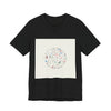 Botanical Doodle Circle Tee | hand drawn line drawing, sketch pattern by Tristan’s Treehouse