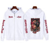 Printed Zipper Sweater Unisex Hoodie Coat by FitiqueFit