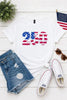 250 Years Faux Patchwork Gildan Tee by Ocean & 7th