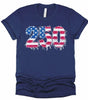 250 Years Faux Patchwork Gildan Tee by Ocean & 7th