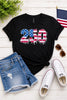 250 Years Faux Patchwork Gildan Tee by Ocean & 7th