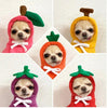 Fruit Dog Clothes Two-legged Hooded Outfits Green Fleece Clothing Autumn Winter Hoodies by My Store