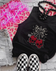 checkered cherry unisex tank by Madness & Mayhem LLC
