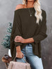 Waffle Knit Boat Neck T-Shirt by Simply Love