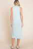Ribbed Knit Sleeveless Midi Dress For Women – Simple, Casual, Elegant, Versatile and Chic Midi Dress with Ribbed Texture for Every Occasion by Stevvex
