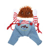 Halloween Pet Costume Pet Dog Funny Clothes Adjustable Dog Cosplay Costume Scary Costume Party Gatherings by My Store