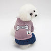 Bone clothes pet clothing by My Store