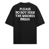 "Please Do Not Feed" Funny Graphic Tee - Sarcastic Zoo & Animal Humor Shirt by Dog Mom Hat
