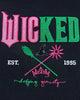 Wicked Embroidered Sweatshirt – KMH Defy Gravity Applique Glinda Good Witch | Wizard of Oz Halloween Gift for Her by Dog Mom Hat