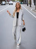 Women’s Elegant Solid Color Suit Set by FitiqueFit