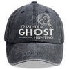 "I'd Rather Be Ghost Hunting" Embroidered Washed Baseball Cap – Retro Paranormal Hat by FitiqueFit