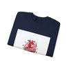 Anatomic Heart Patch Crewneck Sweatshirt | anti love graphic, punk Valentine by Tristan’s Treehouse