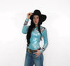 Marvel-ous Metallic Pearl Snap Rodeo Shirt by Neon Spur