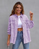 Fashion Ripped Shirt Jacket Female by FitiqueFit