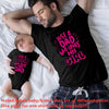 Just A Dad Who Loves His Girl Parent-child T-shirt by My Store