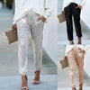Women's High-Waist Straight-Leg Trousers – Full Length Casual Pants by FitiqueFit