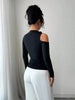 Cutout One-Shoulder Long Sleeve T-Shirt by Simply Love