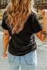 USA Round Neck Short Sleeve T-Shirt by Simply Love
