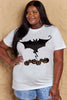 Simply Love Full Size Bat & Pumpkin Graphic Cotton T-Shirt by Simply Love