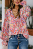 Yellow Cakewalk Floral Smocked Blouse by Wild and Free Boutique