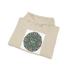 Psychedelic Botanical Mandala Hoodie | Festival Art Sweatshirt by Tristan’s Treehouse