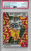 Graded 2020 Panini Mosaic AJ Dillon #279 Reactive Gold Rookie RC Football Card PSA 10 Gem Mint