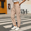 Elastic Waist Tapered Pants