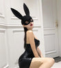 Rabbit Ears Suede Mask Halloween Party Mask by My Store